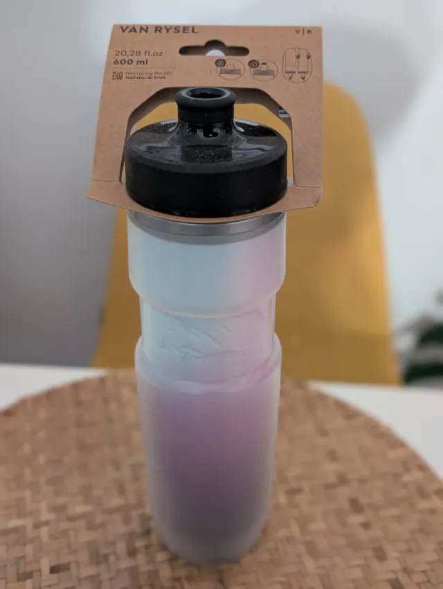 Bidón isótermico Van Rysel 600ml, nuevo