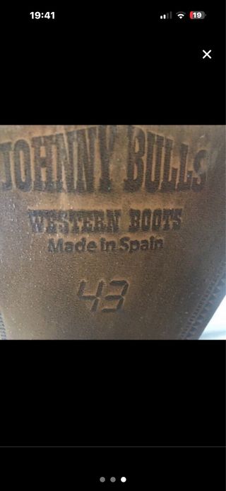 Botas vaqueras/texanas marrones