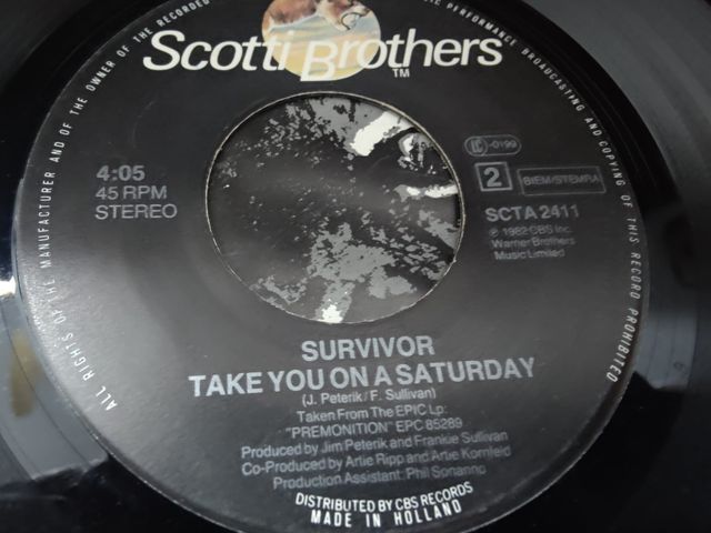 Vinilo Survivor Eye of the Tiger Rocky III