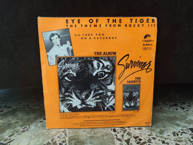 Vinilo Survivor Eye of the Tiger Rocky III