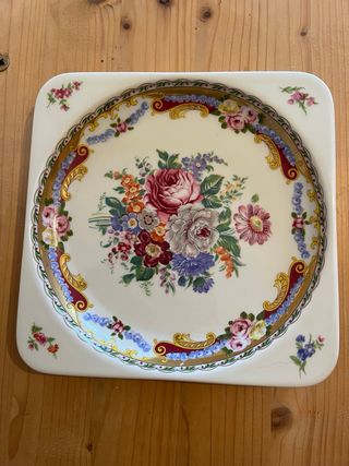 Set 3 Vassoi Vintage Decorati Floreale