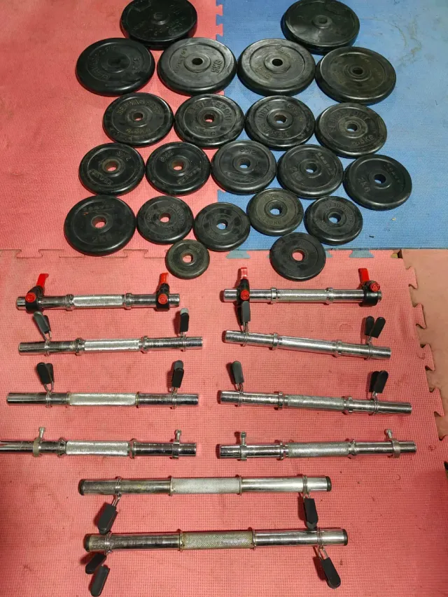 DISCOS PESAS GOMA 28MM