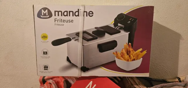 Freidora Mandine con recetas