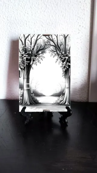 Quadro Floresta Papel Fotográfico 10x15cm