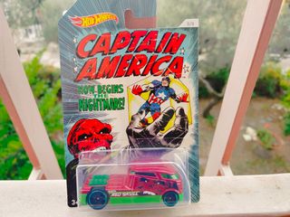 Hot Wheels Qombee Captain America Red Skull