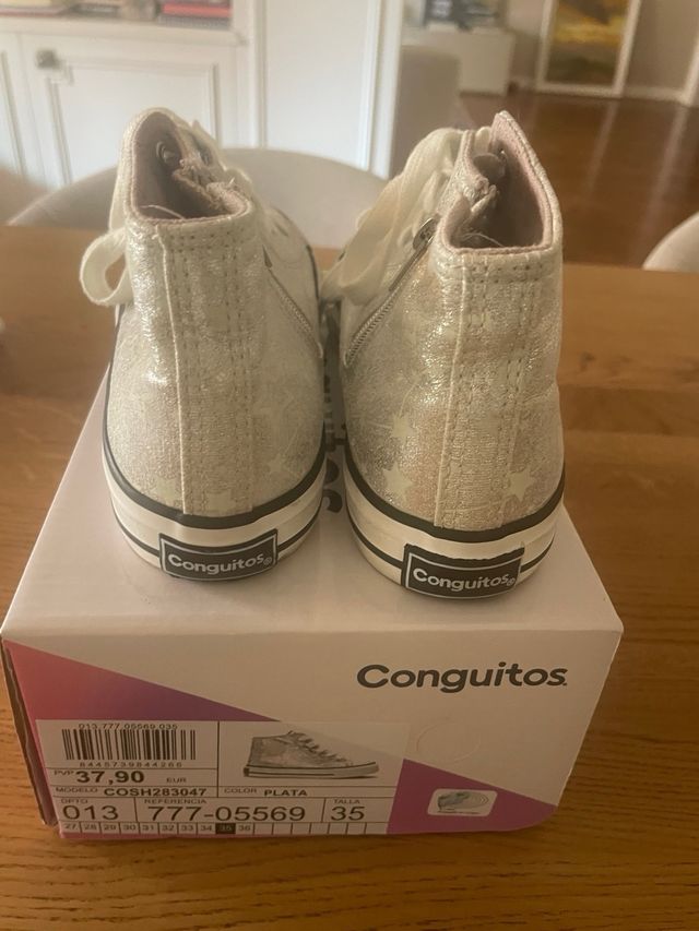 Zapatillas Conguitos, Talla 35.