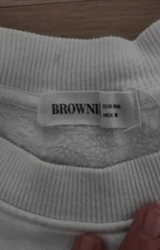 Sudadera Brownie Blanca