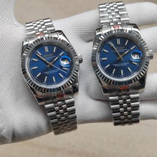 Seiko Mod Datejust Blue