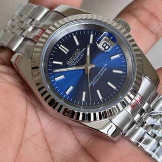 Seiko Mod Datejust Blue