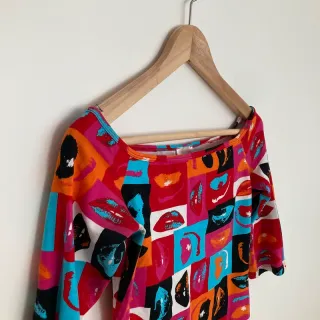 Camiseta nueva marca Pimkie estampada manga 3/4