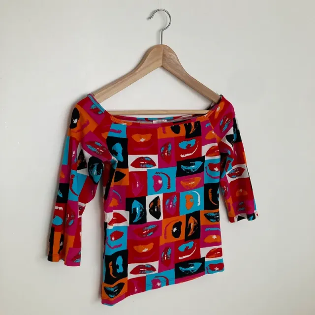 Camiseta nueva marca Pimkie estampada manga 3/4