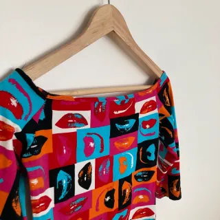 Camiseta nueva marca Pimkie estampada manga 3/4