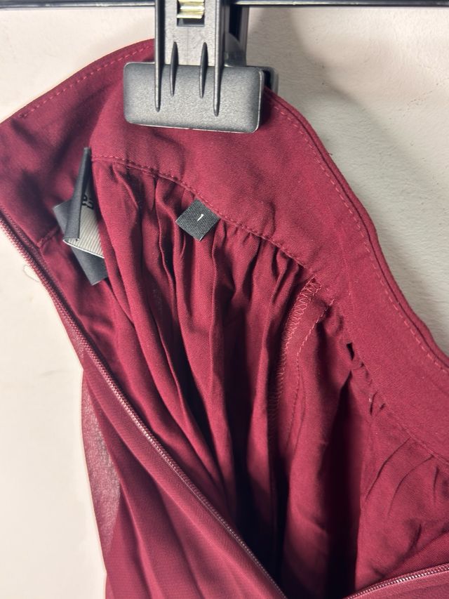 Falda The Kooples plisada roja