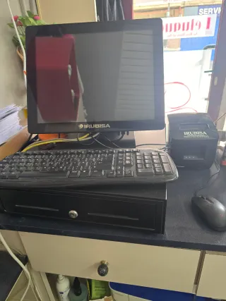 TPV Táctil IRUBISA: Monitor, Cajón, Impresora