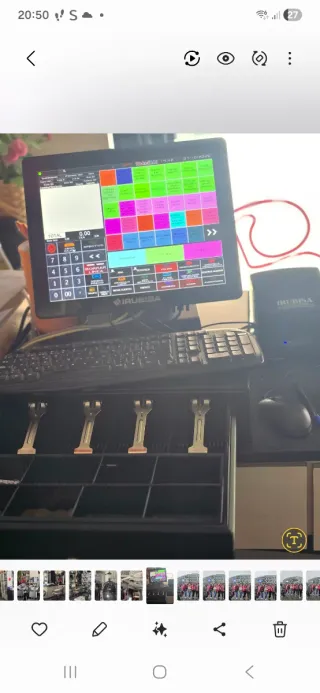 TPV Táctil IRUBISA: Monitor, Cajón, Impresora