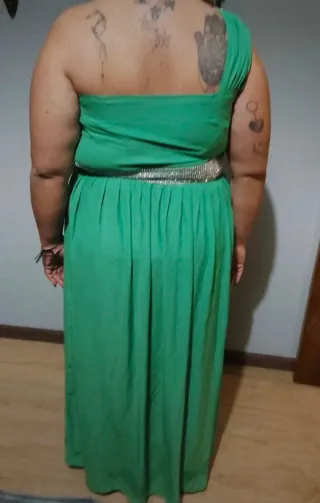 Vestido de cerimónia verde