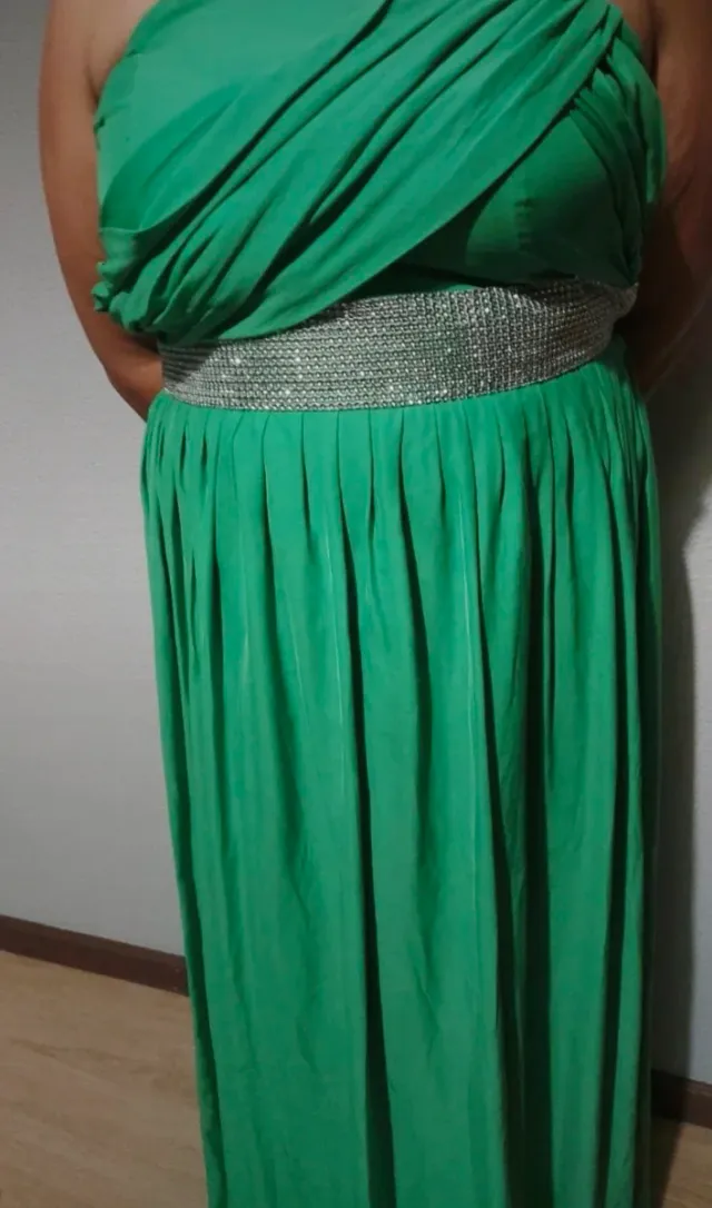 Vestido de cerimónia verde