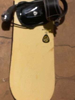 Tabla de Snowboard con Fijaciones