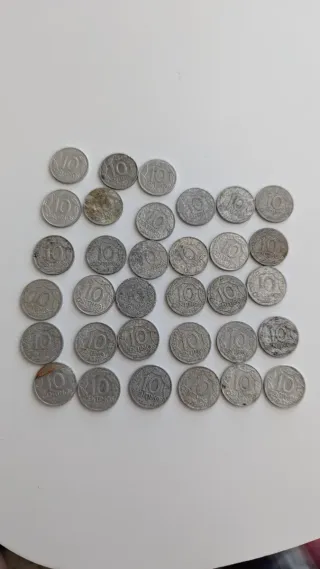 33 monedas 10 Céntimos 1959