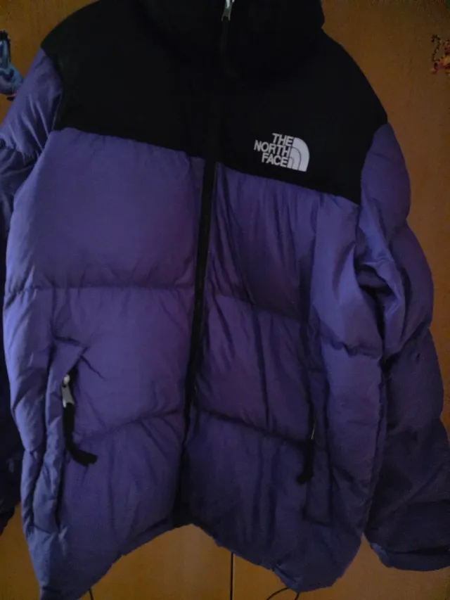 Abrigo The North Face Negro y Azul
