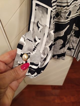 Camicia con disegni geometrici vintage