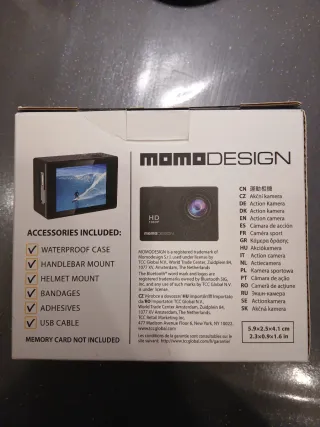 Action Cam 1080p Momo Design