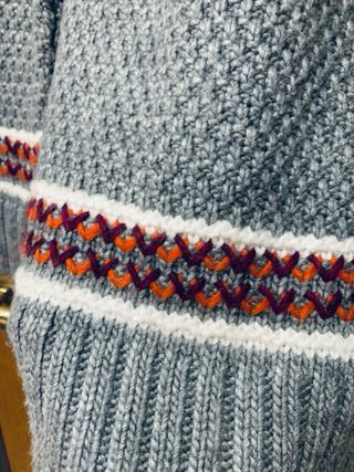 Cardigan Cache Cache donna grigio multicolore XL