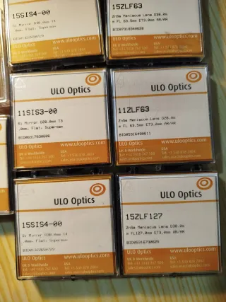 Lentes y espejos ULO Optics para láser