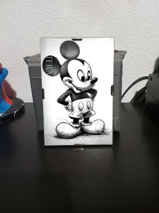 Quadro Mickey Desenho Papel Fotográfico
