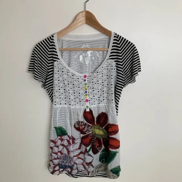 Camiseta Desigual manga corta estampada