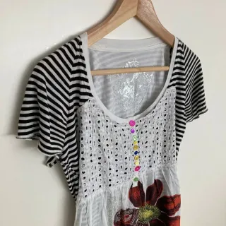 Camiseta Desigual manga corta estampada