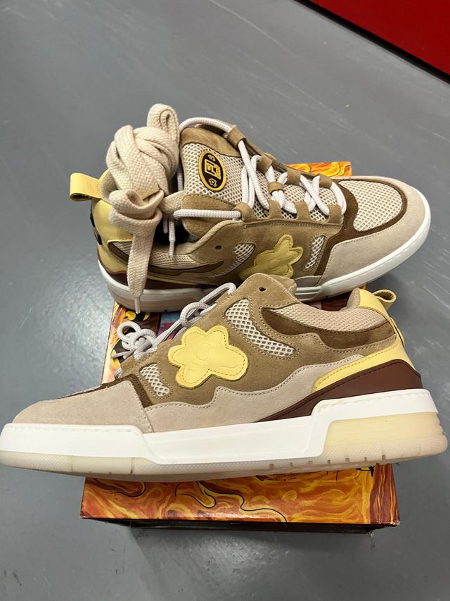 Zapatillas FLOWER INSTINCT x SNEAKMART Marrón/Amar