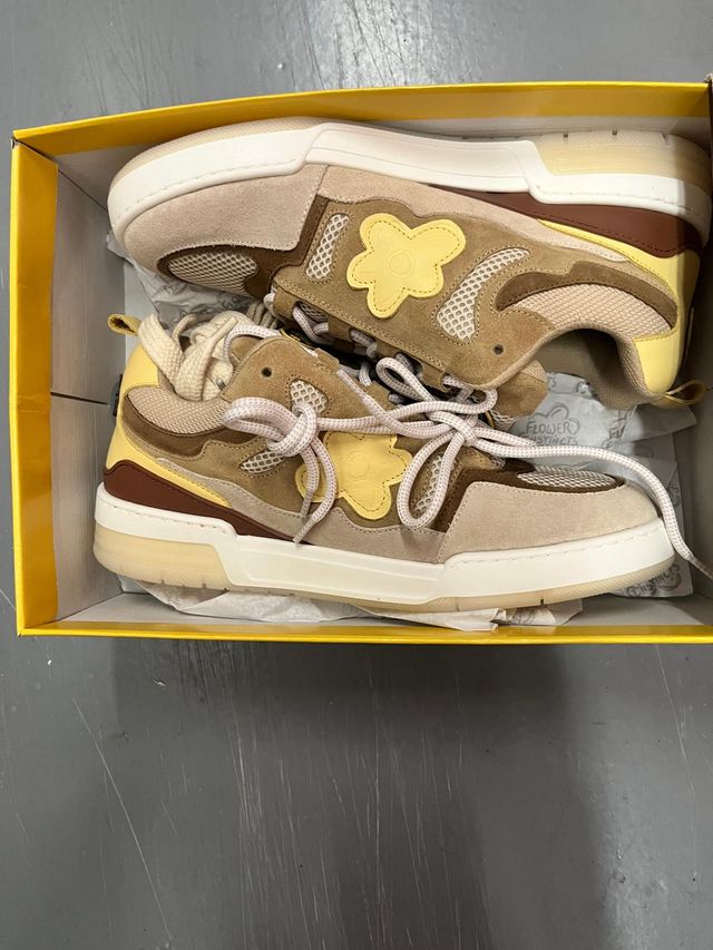 Zapatillas FLOWER INSTINCT x SNEAKMART Marrón/Amar