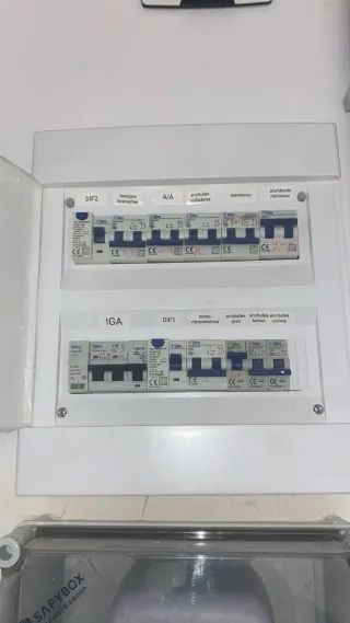 Montaje y mantenimiento de instalación eléctrica