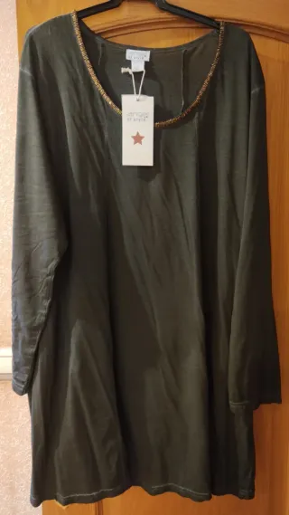 Vestido Angel of Style negro degradado talla 9 XL