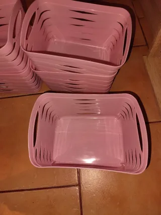 Pack 5 cestas organizadoras rectangulares