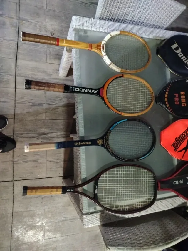 Set di racchette da tennis vintage