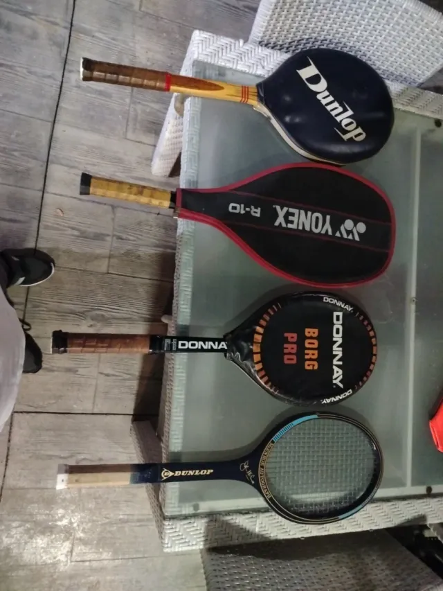Set di racchette da tennis vintage