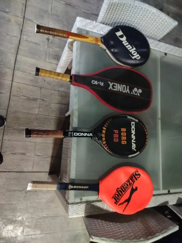 Set di racchette da tennis vintage
