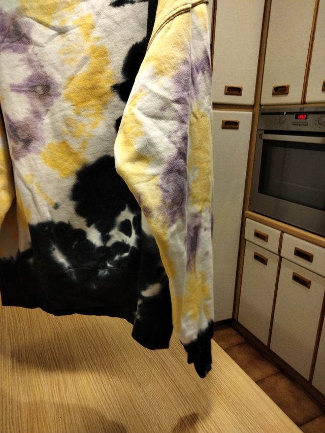 Sudadera Tie-Dye Multicolor overzise.54 de hombros