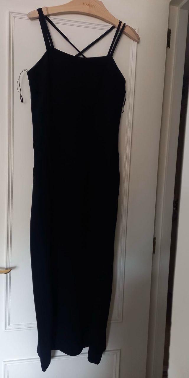 Vestido largo negro Antonio Pernas para fiestas