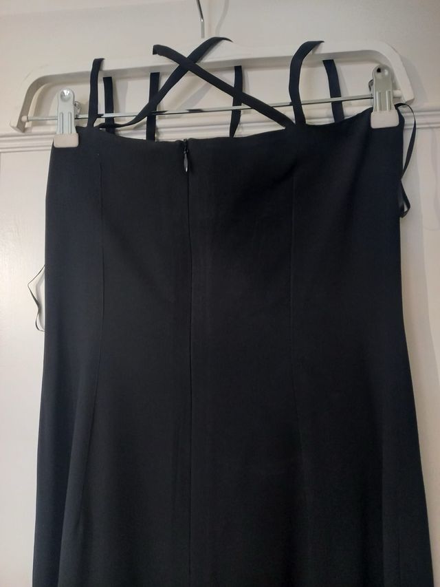 Vestido largo negro Antonio Pernas para fiestas