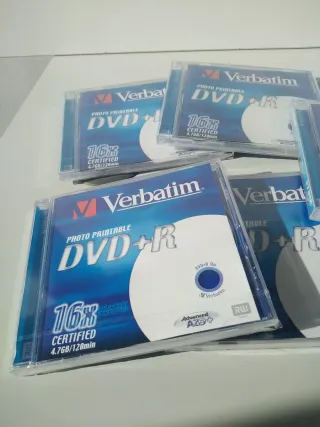 Verbatim DVD+R 16x Photo Printable 5 Slim