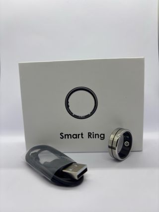 Smart Ring QRing R04 – Argento, Taglia 9