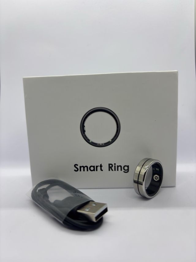 Smart Ring QRing R04 – Argento, Taglia 9