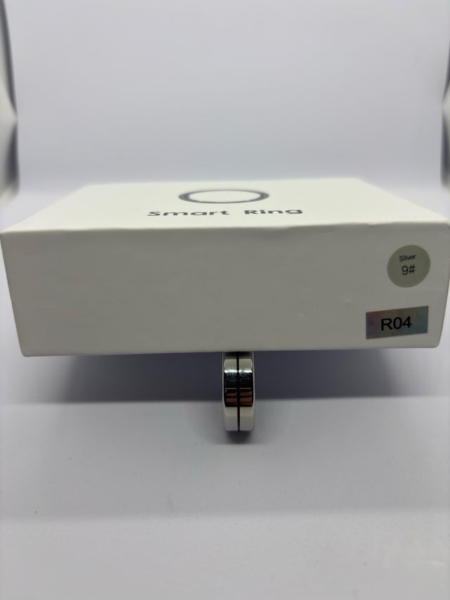 Smart Ring QRing R04 – Argento, Taglia 9