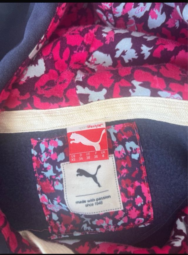 Sudadera Puma Azul Marino Talla M