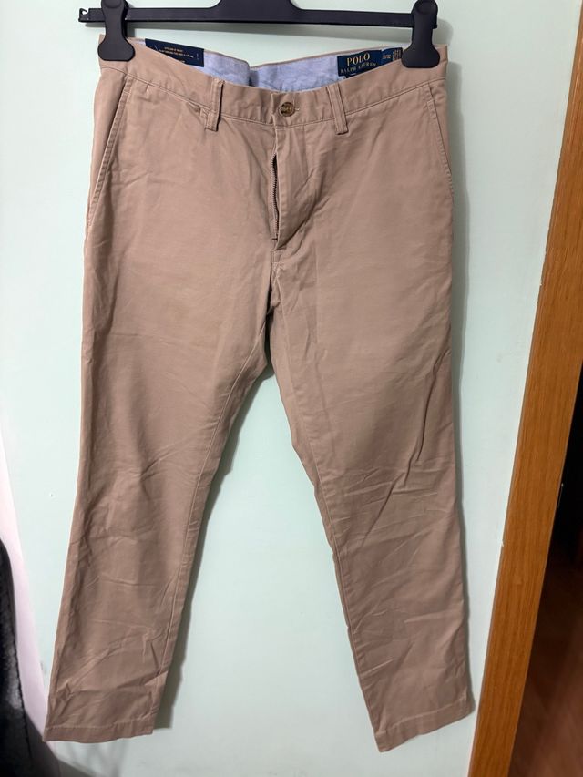 Pantalón Chino Ralph Lauren Beige Talla M