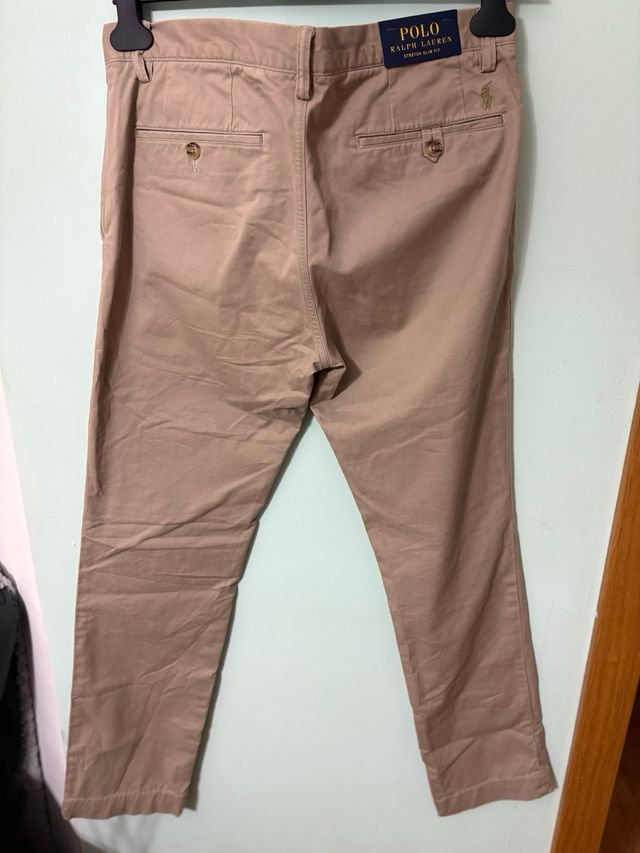 Pantalón Chino Ralph Lauren Beige Talla M