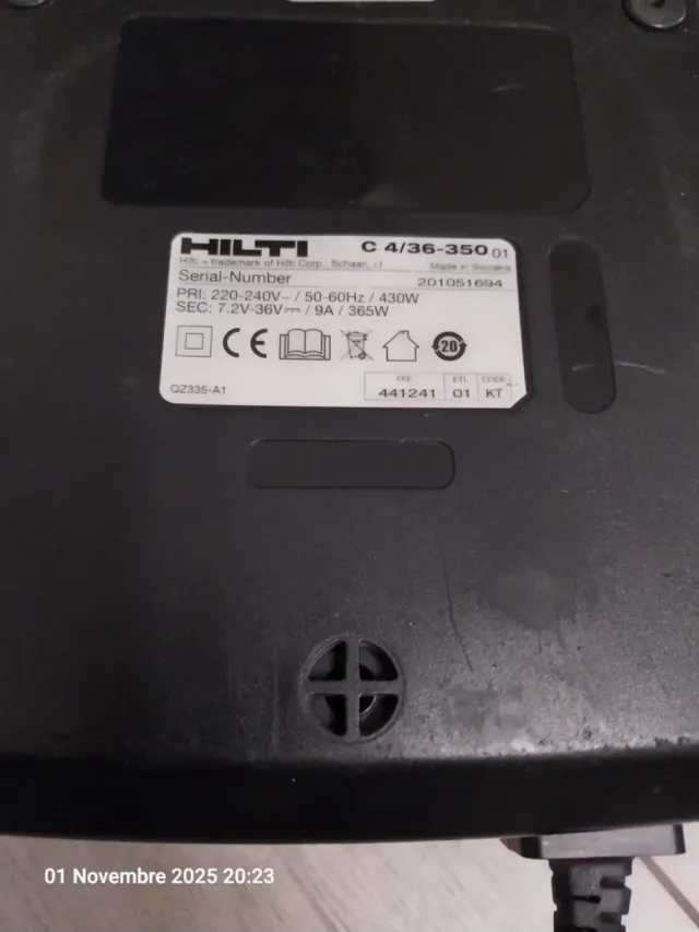 Caricabatterie Hilti B 22/2.6 Li-Ion CPC